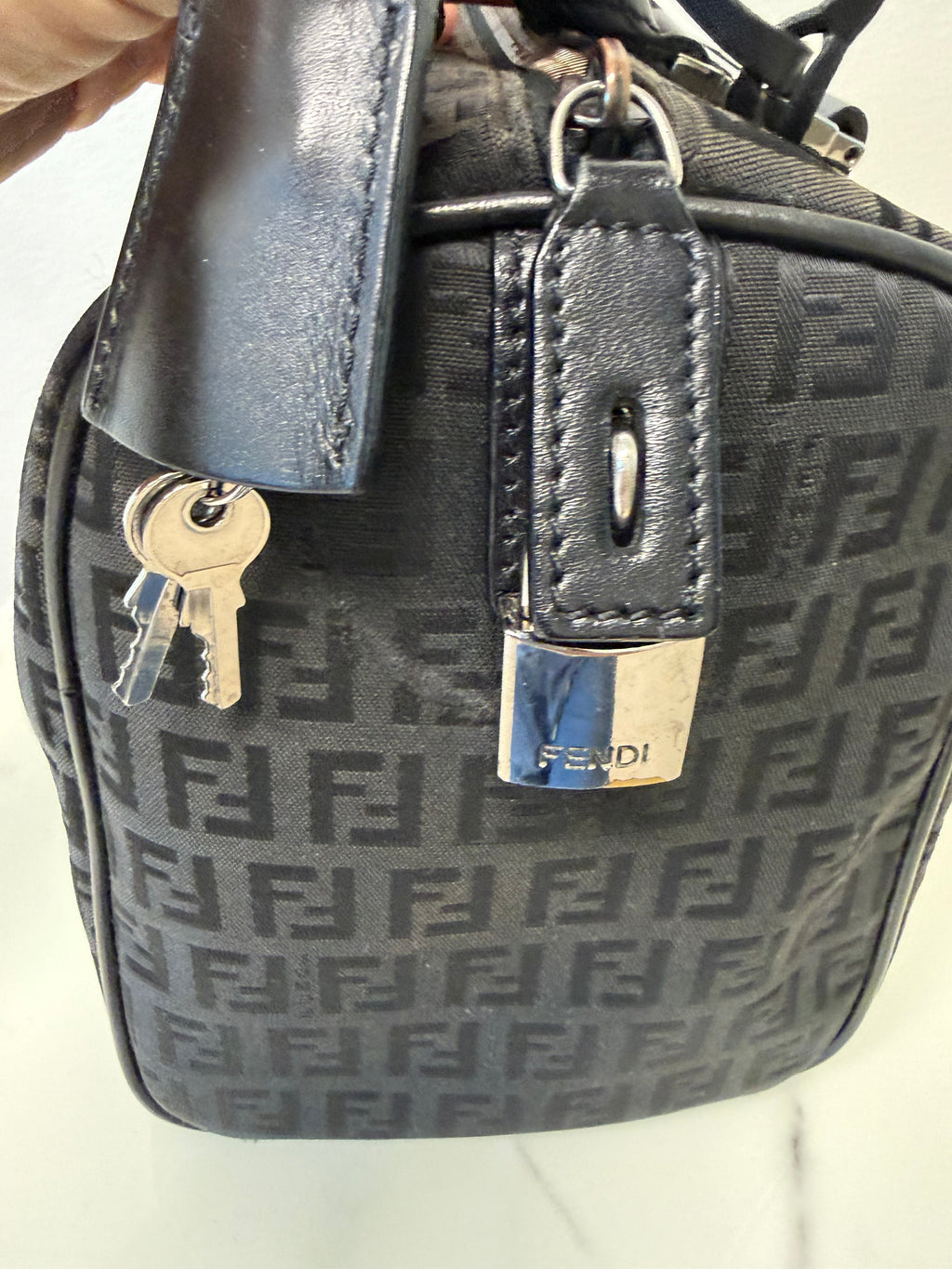 FENDI BAULETTO BOSTON ZUCCA