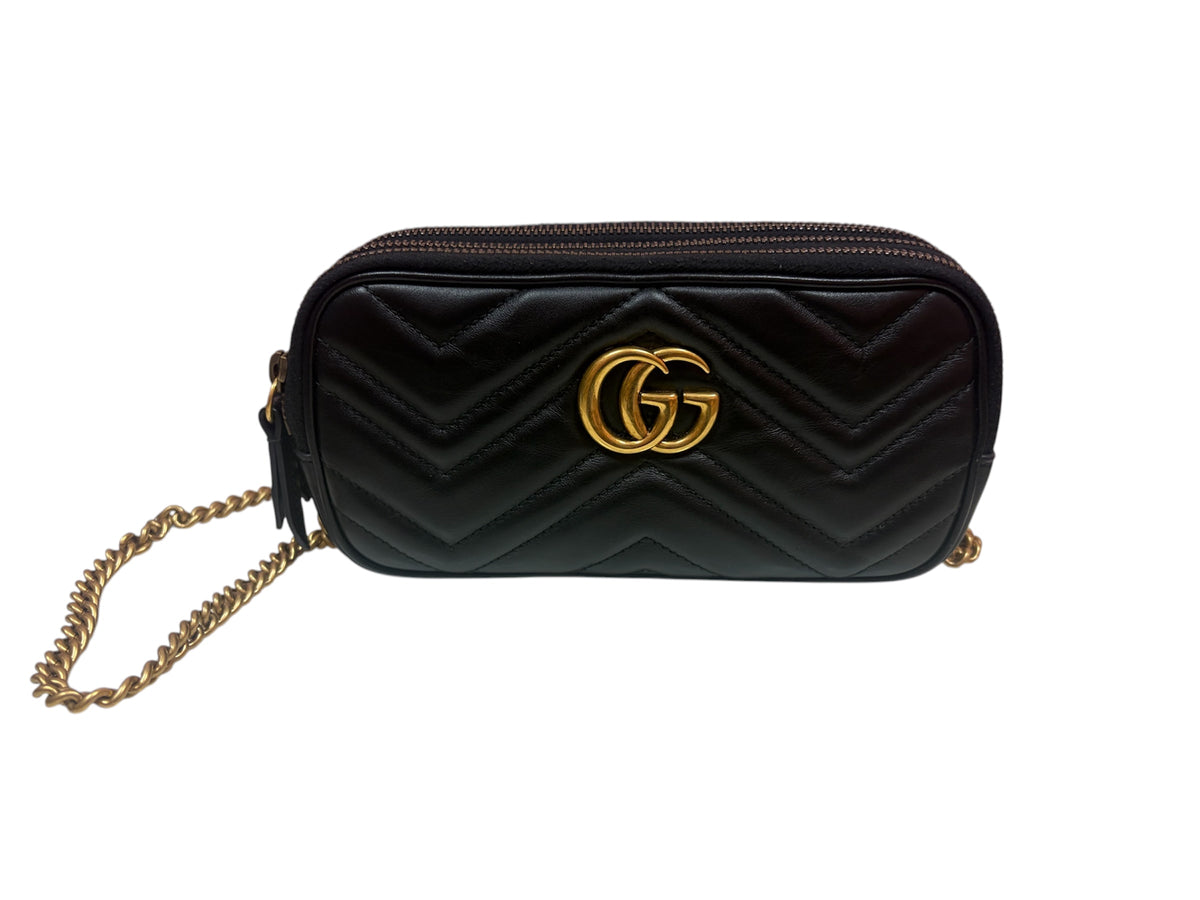 GUCCI GG MARMONT MINI TRIPLO SCOMPARTO