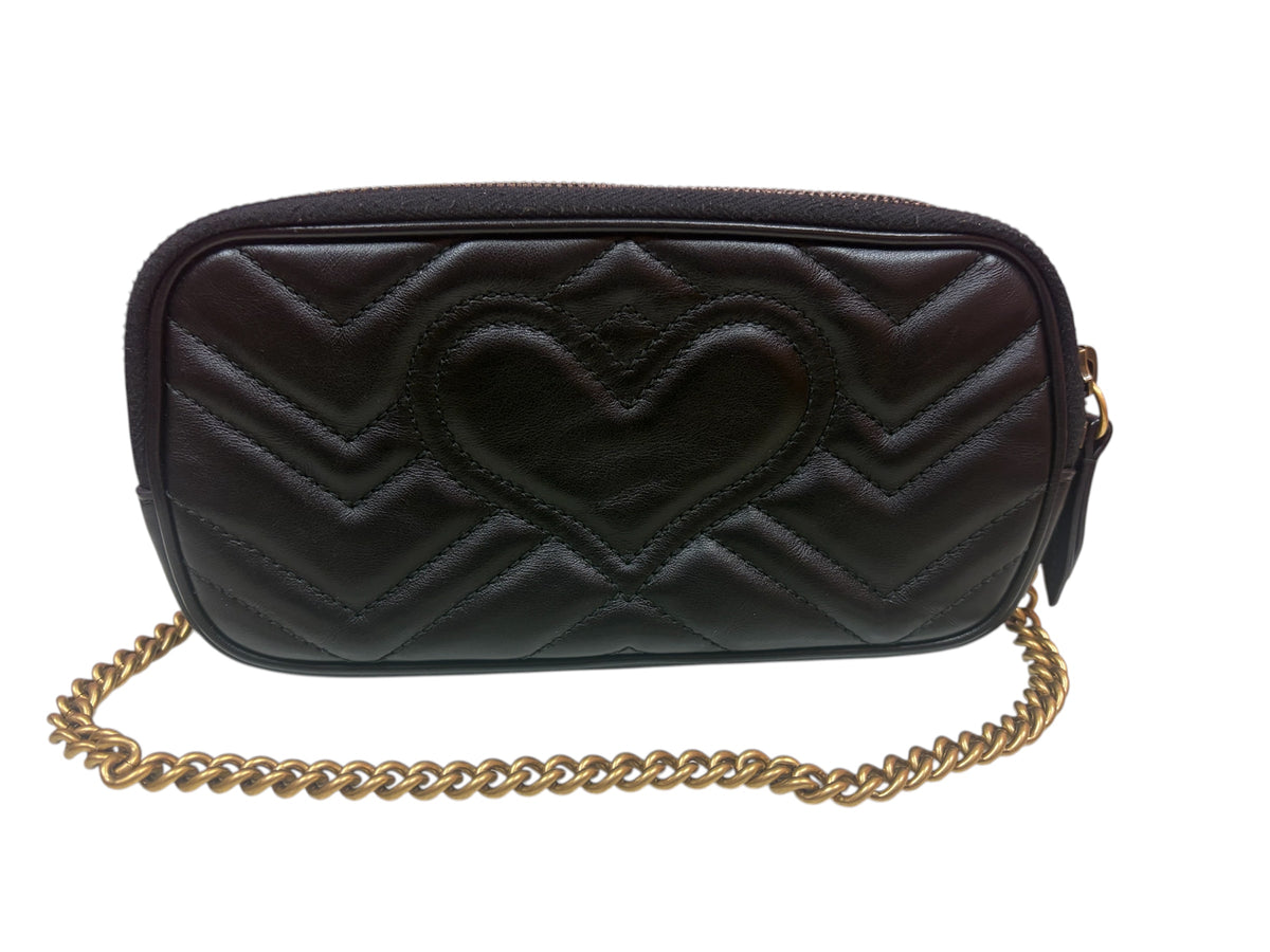 GUCCI GG MARMONT MINI TRIPLO SCOMPARTO